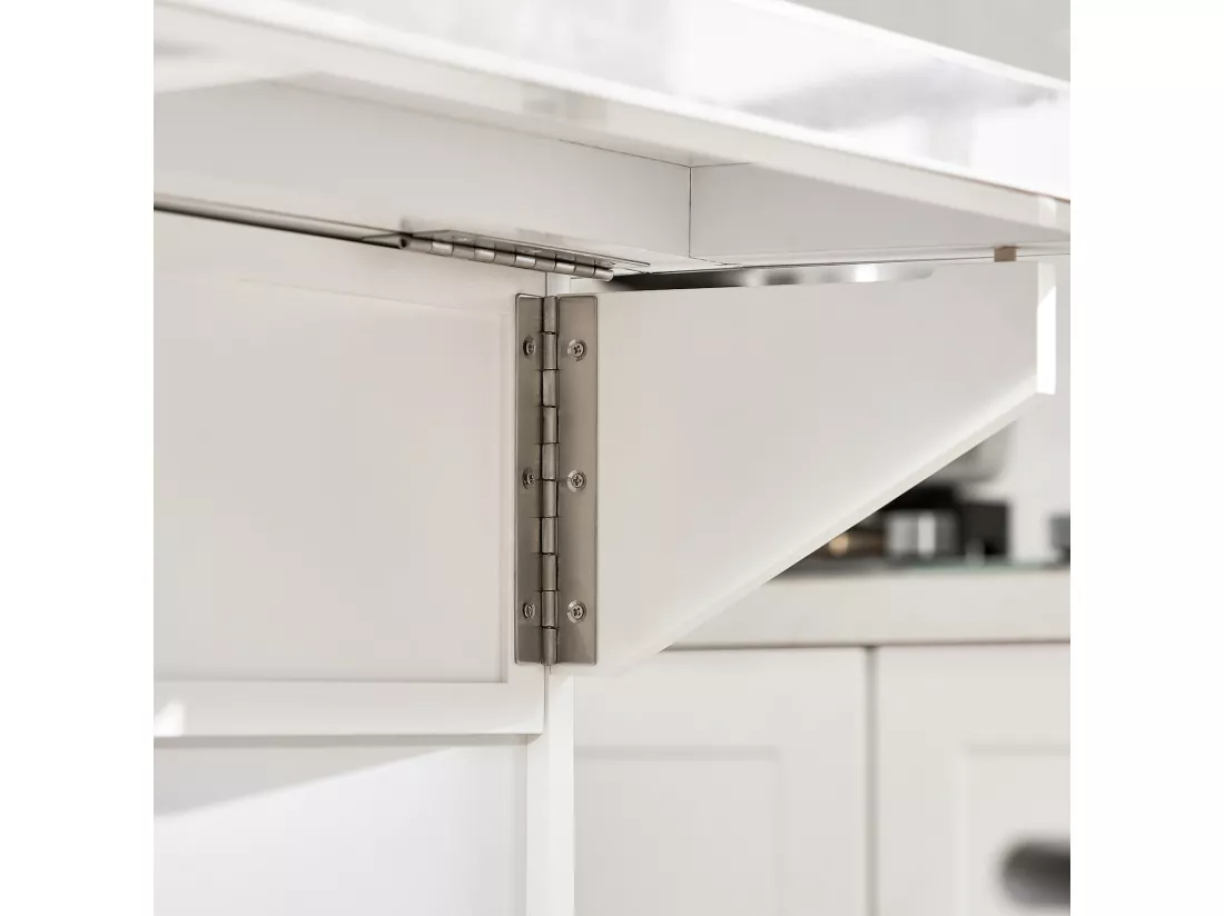 Desserte Sur Roulettes - Plans De Travail Rabattables En Acier Inox, Fkw41-st