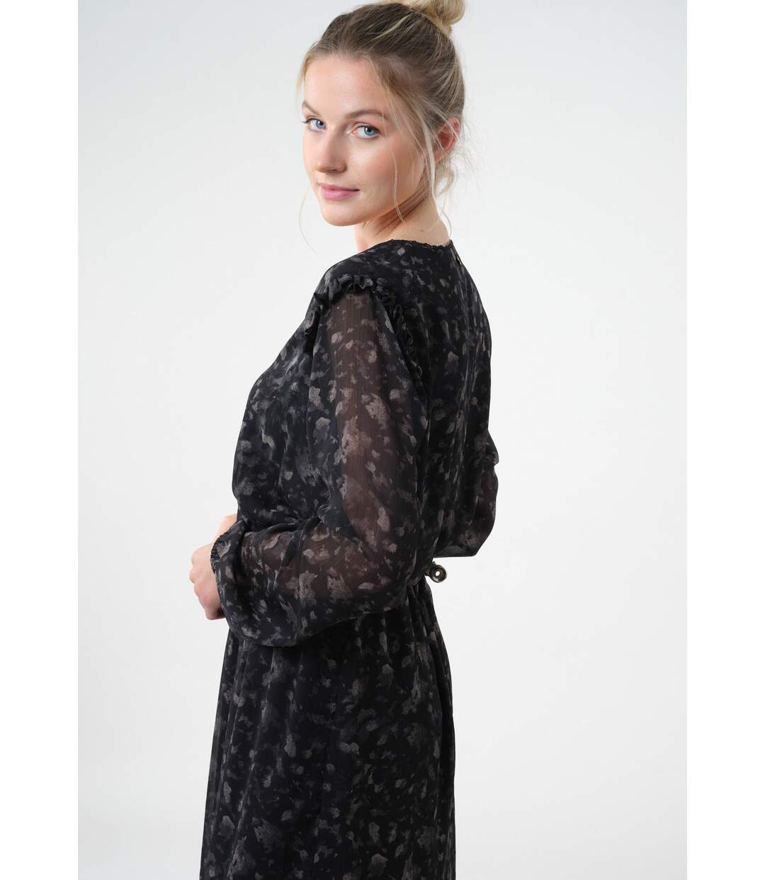 Robe cache-cœur MATHILDE