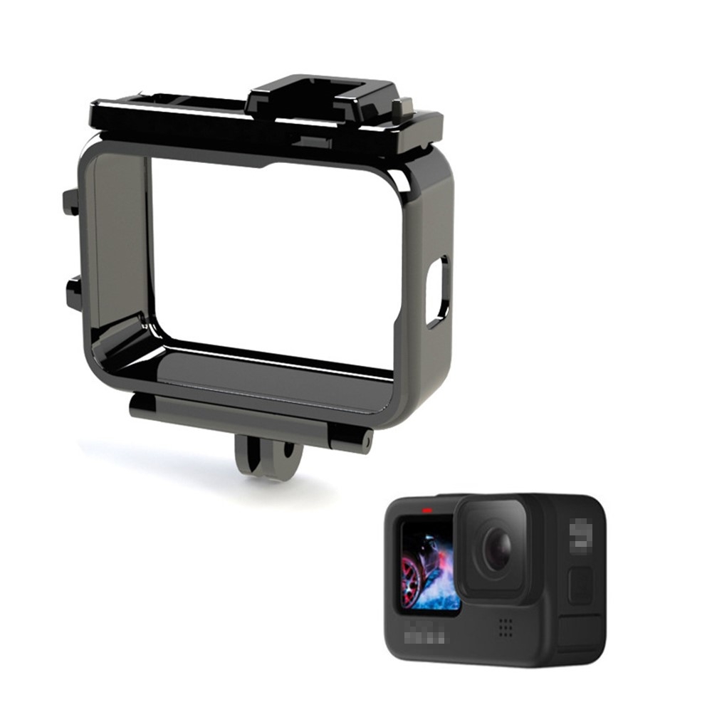 GoPro Hero 13 / 12 / 11 / 10 / 9 Black Hardcase Schutzgehäuse mit Halterung - Schwarz