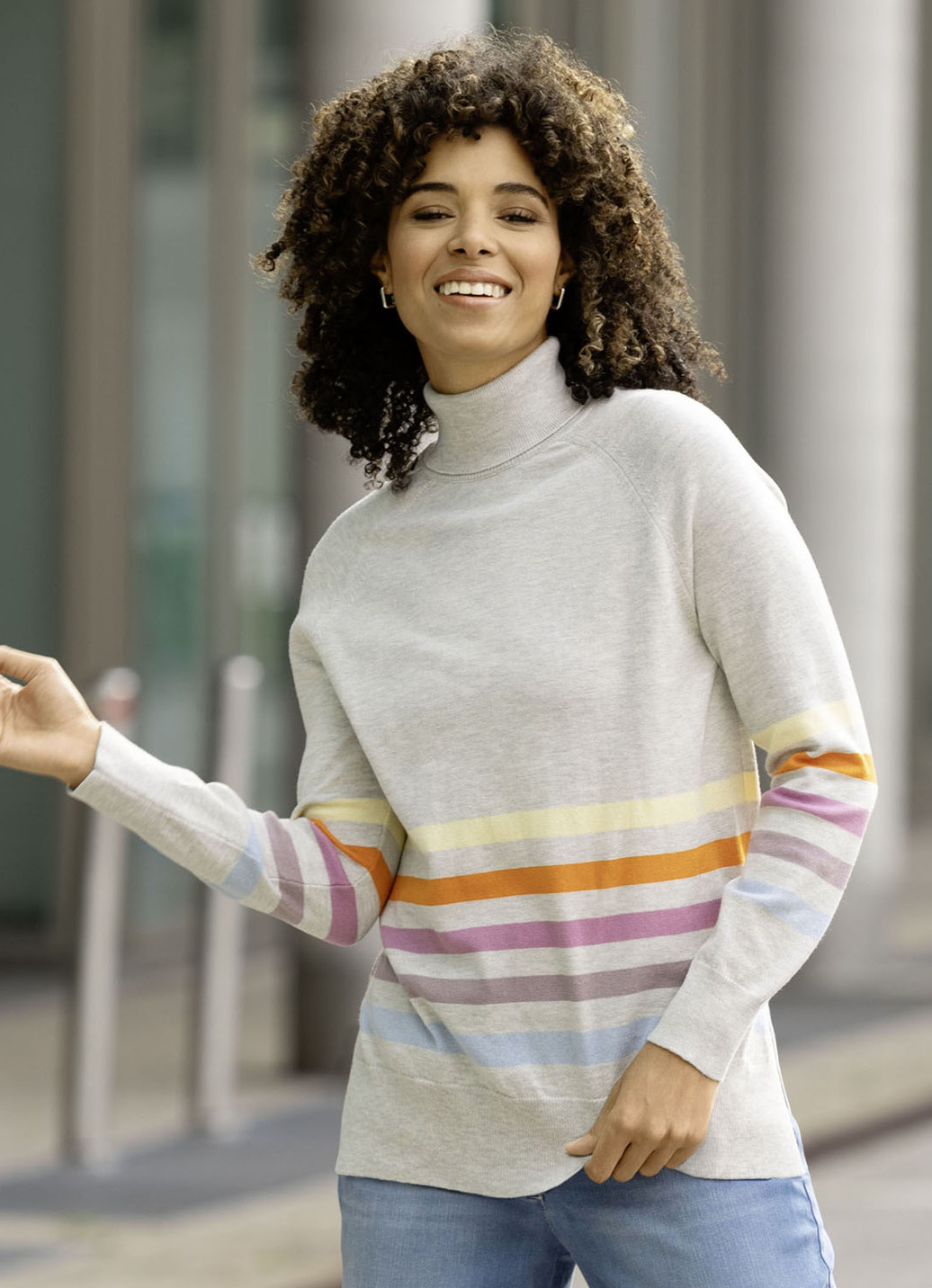 Pullover mit Ringeln