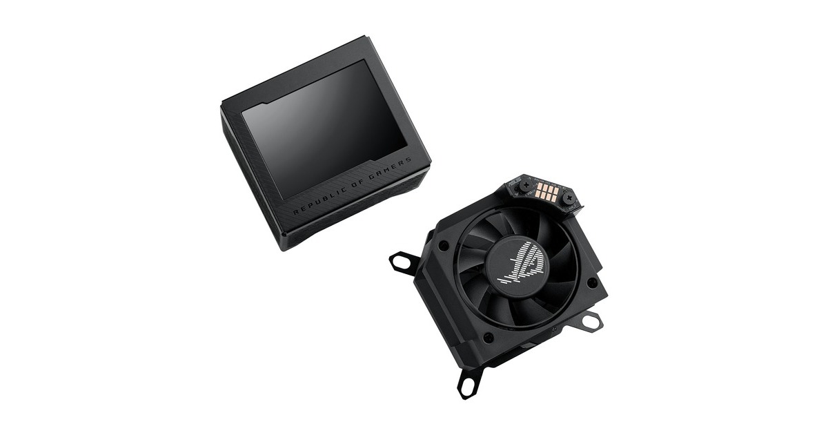 ASUSROG Ryujin III WB LCD CPU-waterblok waterkoeling  (Zwart)