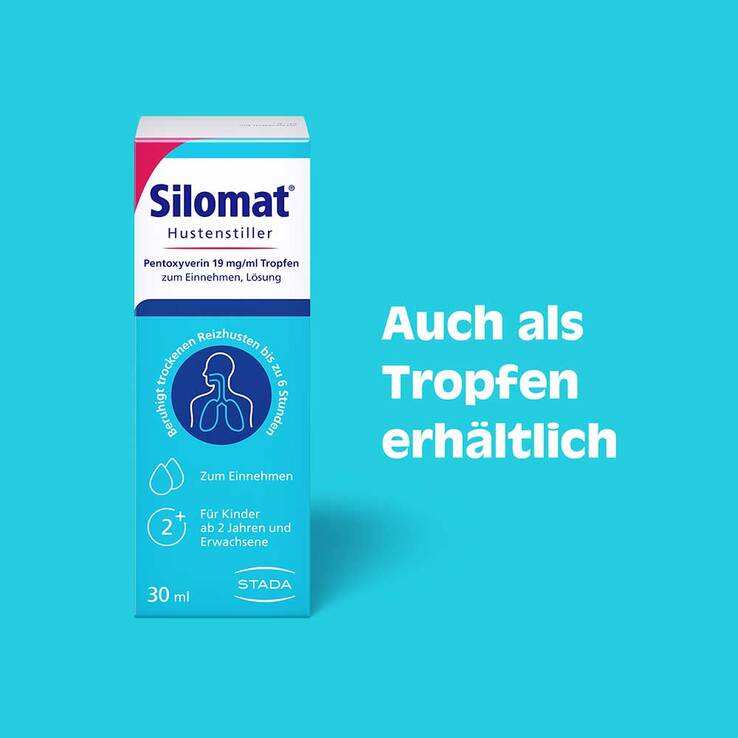 Silomat Hustenstiller Pentoxyverin 1,35 mg / ml Saft, 100 ml