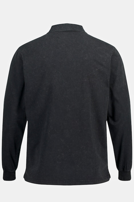 STHUGE Poloshirt, Langarm, Vintage Look, bis 8 XL
