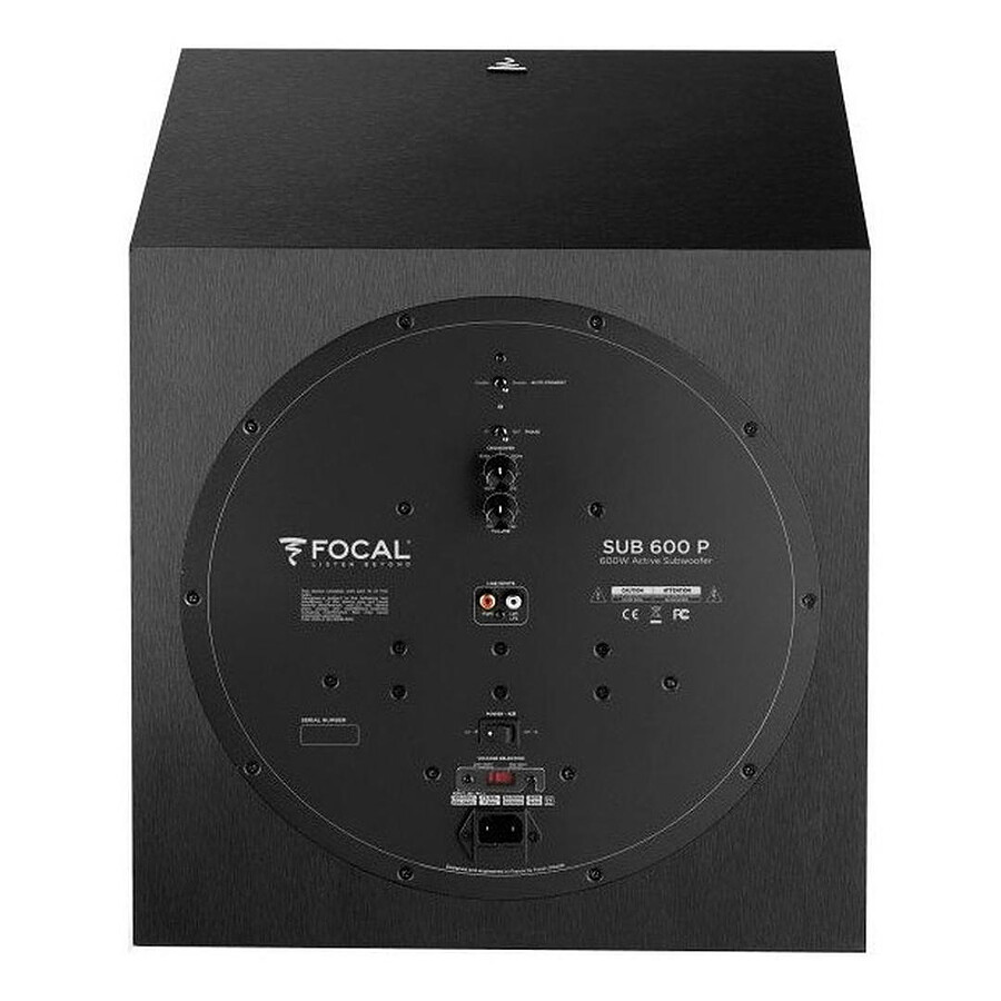 Focal Subwoofer Sub 600P - Noir