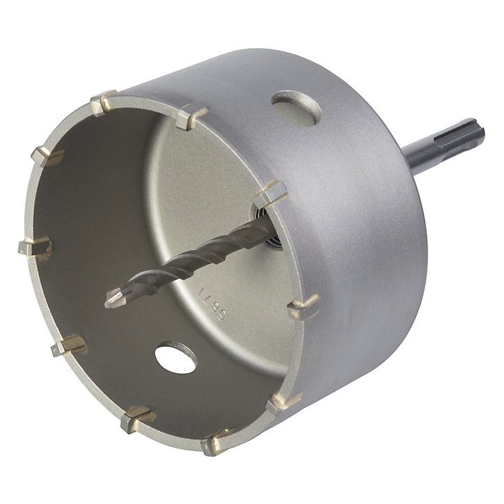 Trépan carbure de tungstène SDS+ Wolfraft ø105 mm pour béton, maçonnerie et pierre