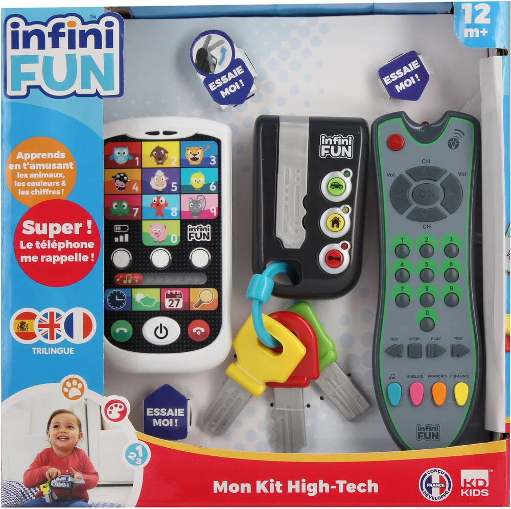 COMBO TELECOMMANDE, CLE ET SMARTPHONE
