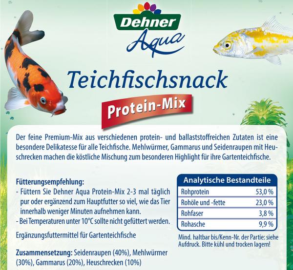 Dehner Aqua Teichfischsnack Protein-Mix, 200 g