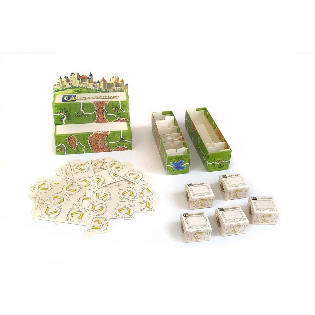Carcassonne: 3D Startlandschaft + Alternativ-Inlay