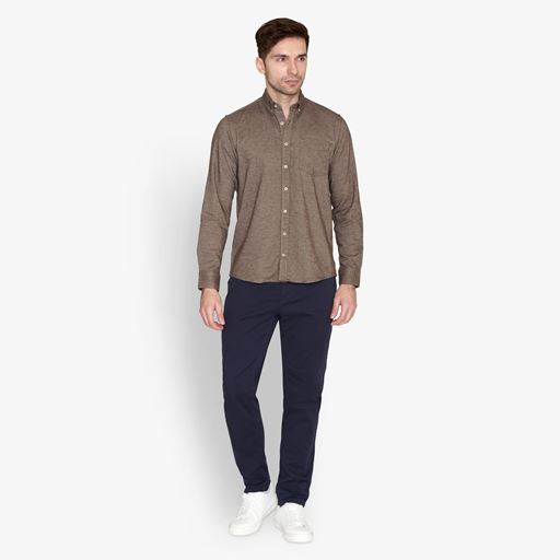 Signal Saxon Flannel Skjorte, Pure Cashmere, M