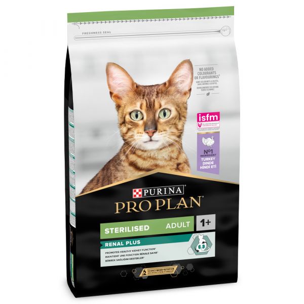 Purina Pro Plan Sterilised Renal Plus Turkey 3Kg