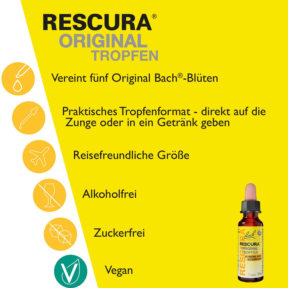 Bach® RESCURA™ Original Tropfen alkoholfrei + Night Tropfen alkoholfrei