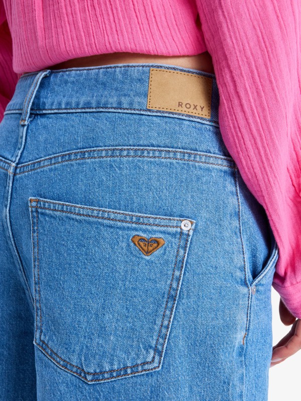 Island Hopper High Surf Wash Short en denim Bleu Femme