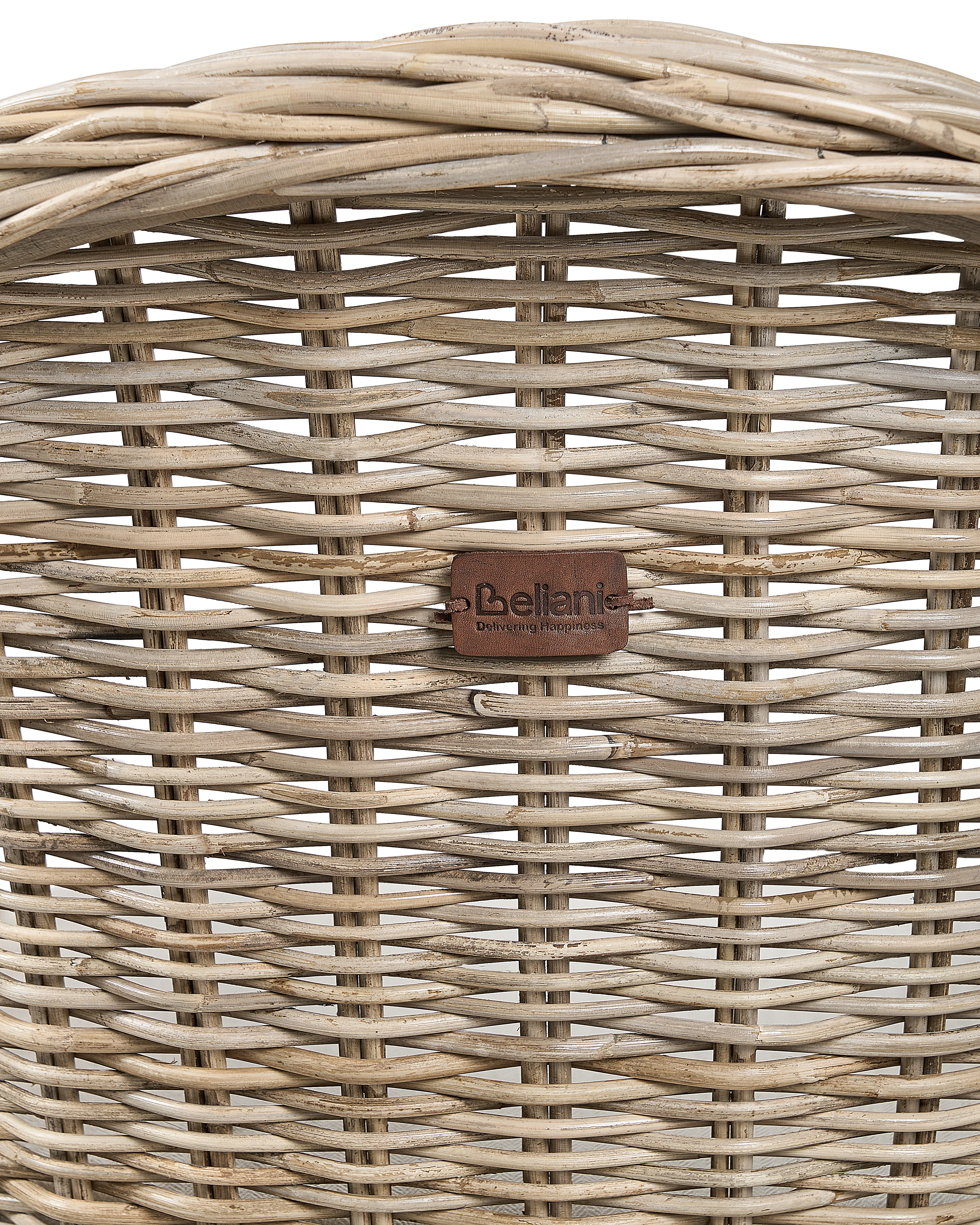 Tuinstoel set van 2 rotan naturel SUSUA II