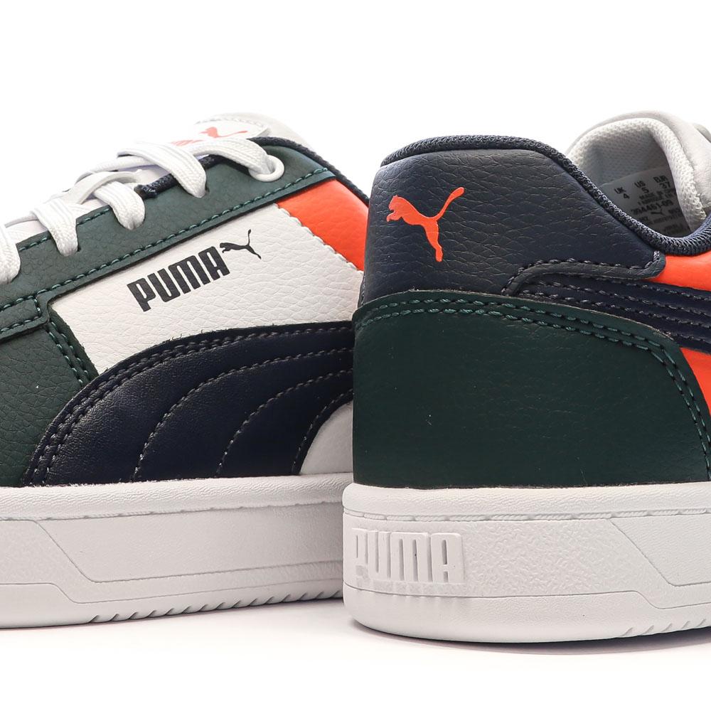 Puma Baskets Blanches/Noires/Vertes Garçon Puma Caven 2.0