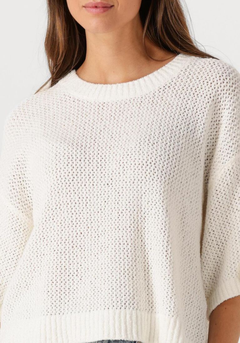 witte dante6 top yoko ajour knitted sweater