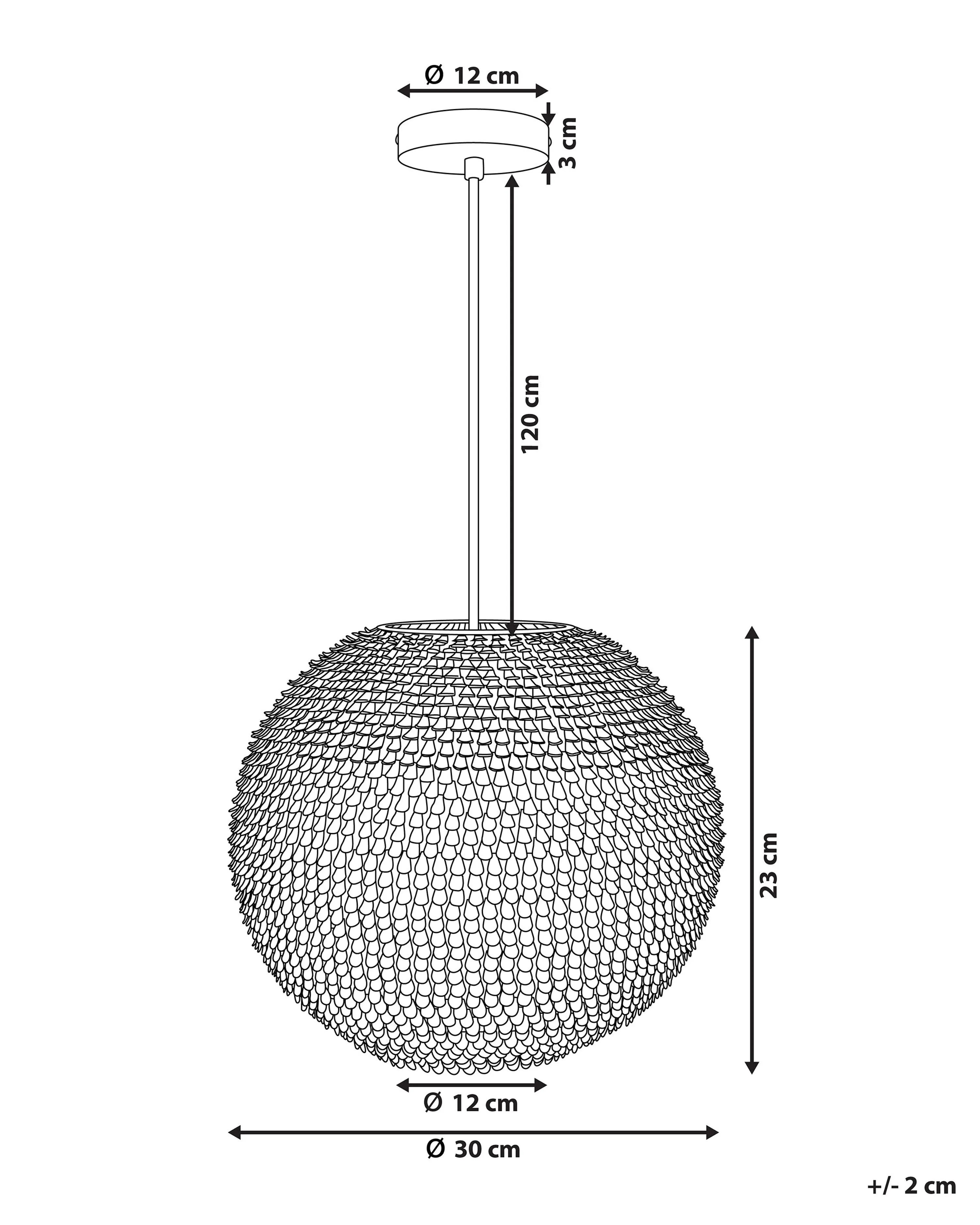 Hanglamp SEINE Metaal Zilver