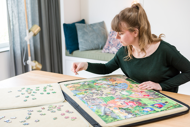 Portapuzzle Deluxe for puslespill opp til 1000 biter, Jumbo