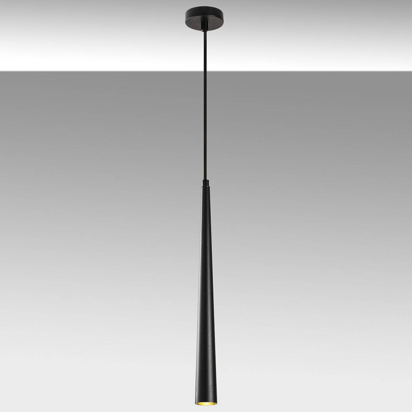 Opviq Suspension Ugur noire - 4x5x137 cm