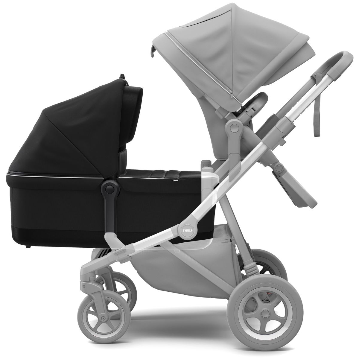 THULETHULE   SLEEK Bassinet midnight black