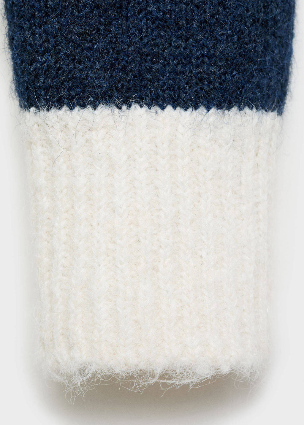 MANGO TEEN gestreept vest marine/ecru