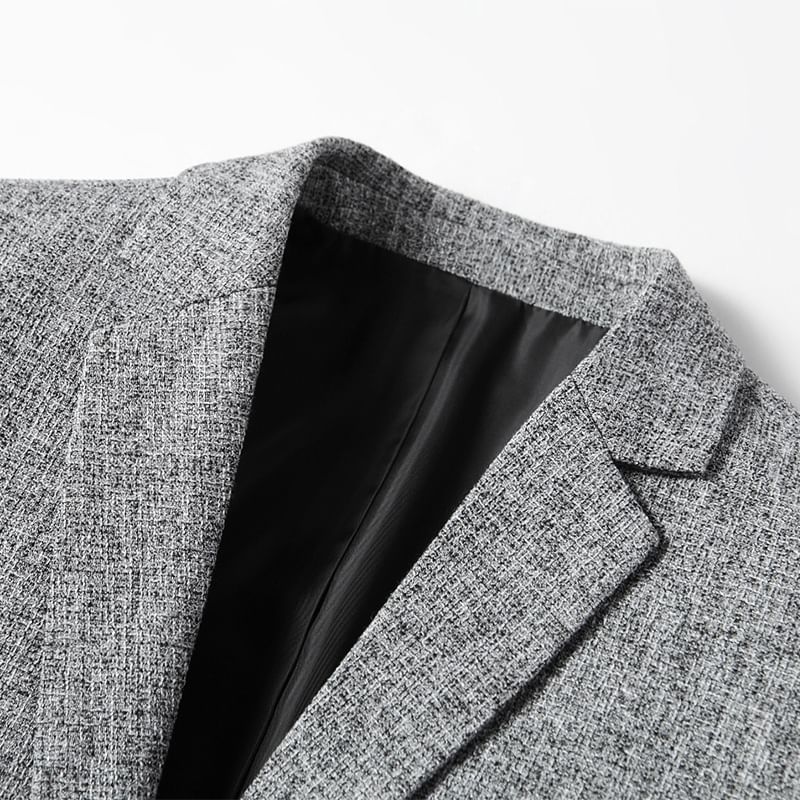 FORSETI - Blazer met reverskraag en enkele rij knopen
