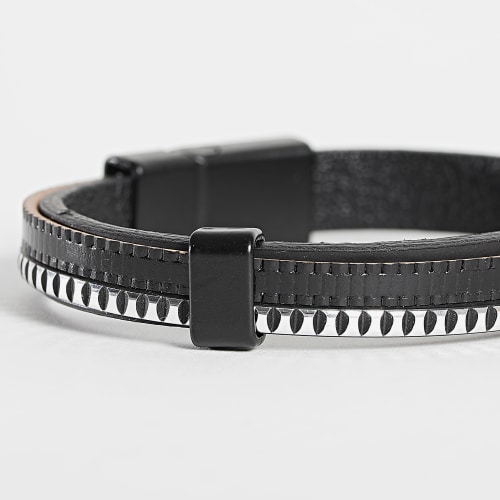Bracelet Noir Acier