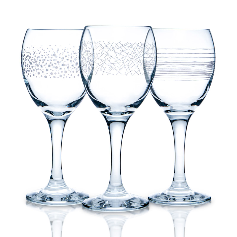 Lot de 6 verres à vin 'Majestic'