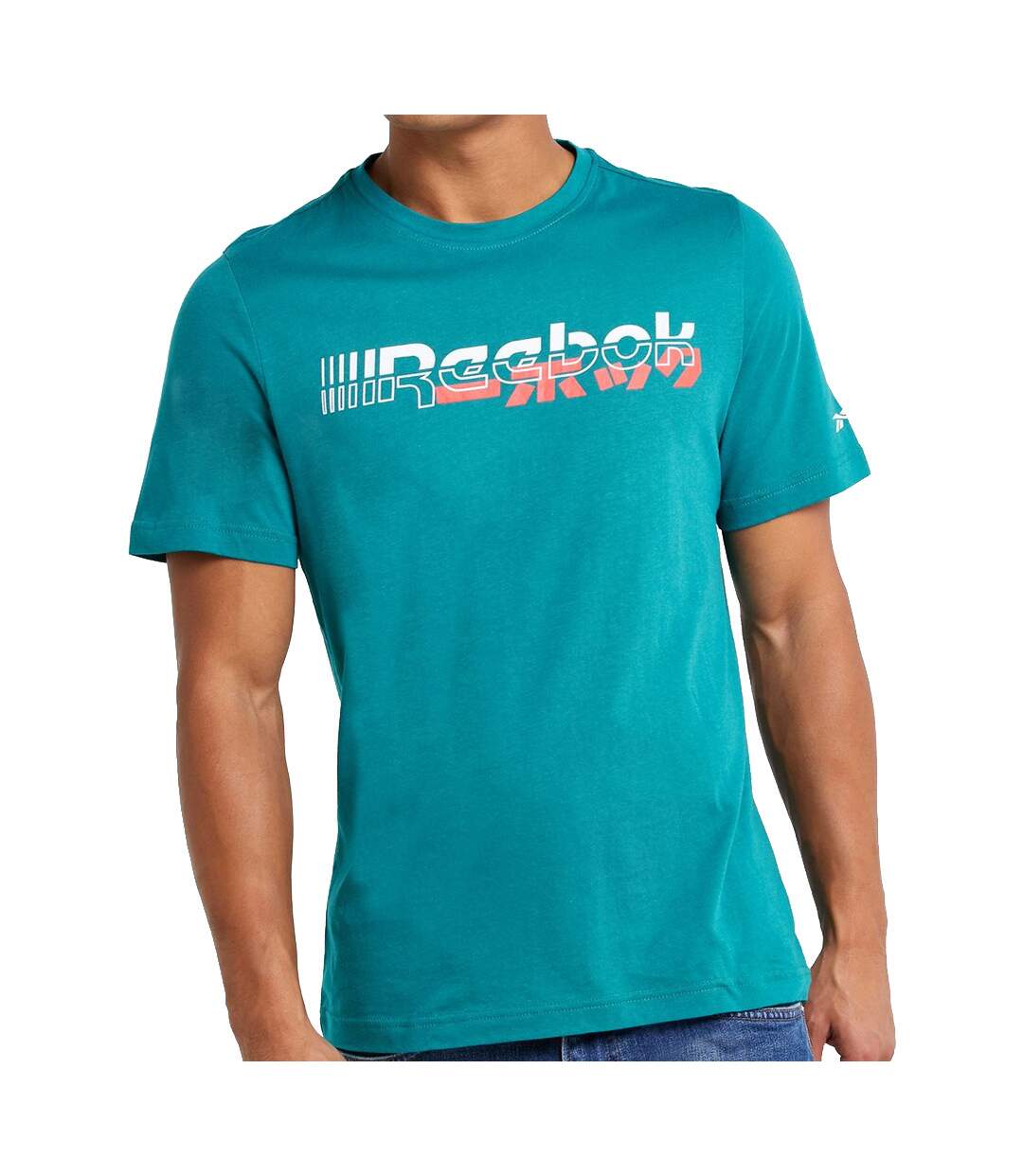 T-Shirt bleu homme Reebok MYT SS Tee