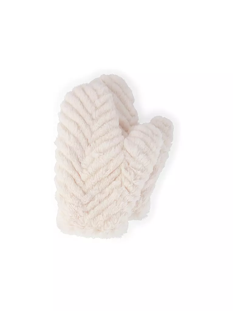 MARC CAIN Handschuhe in Felloptik grau