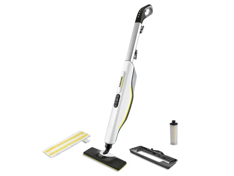 Kärcher SC 3 UPRIGHT, Dampmoppe, 0,5 L, Sort, Hvid, Knapper, 5 m, 1600 W