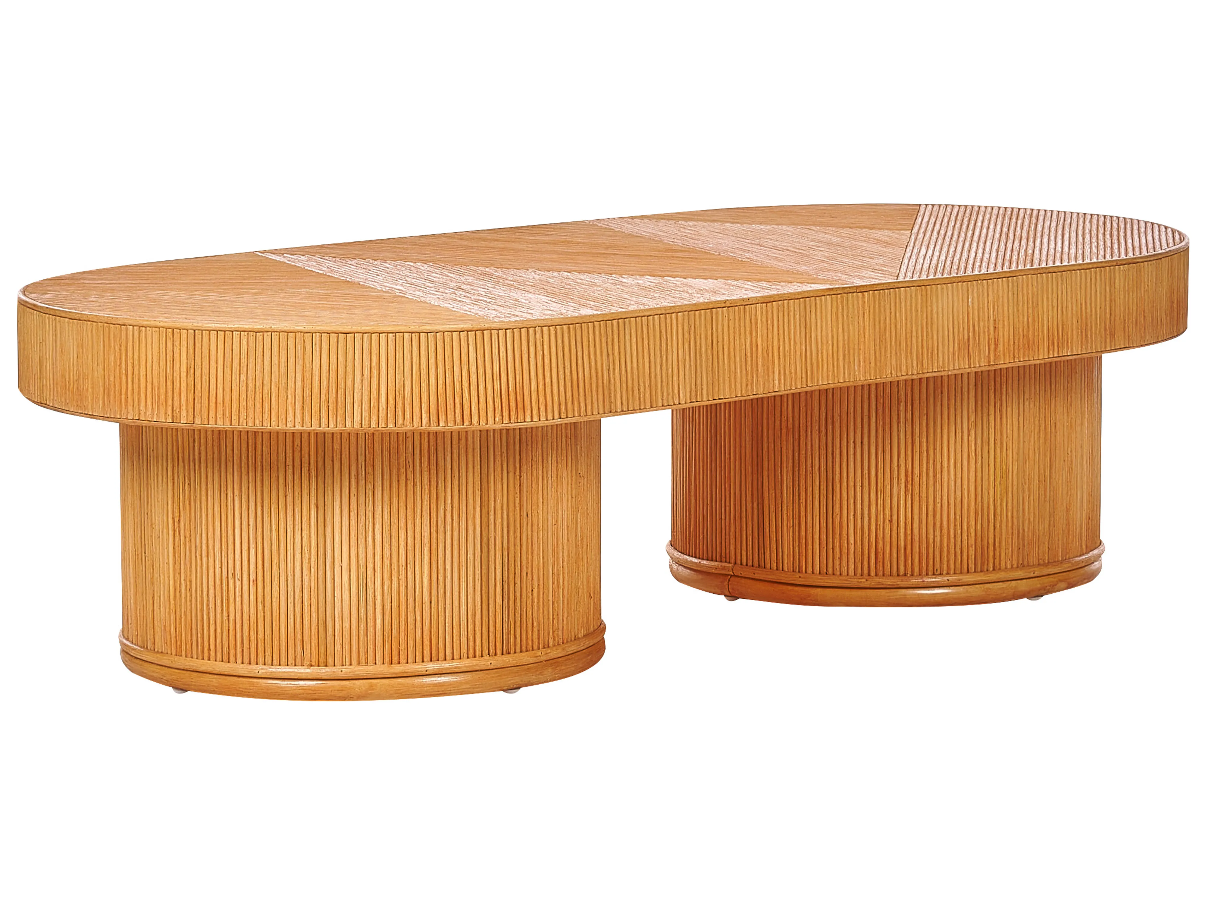 Tuin salontafel AIROLE 150 cm 70 cm Rotan Bruin