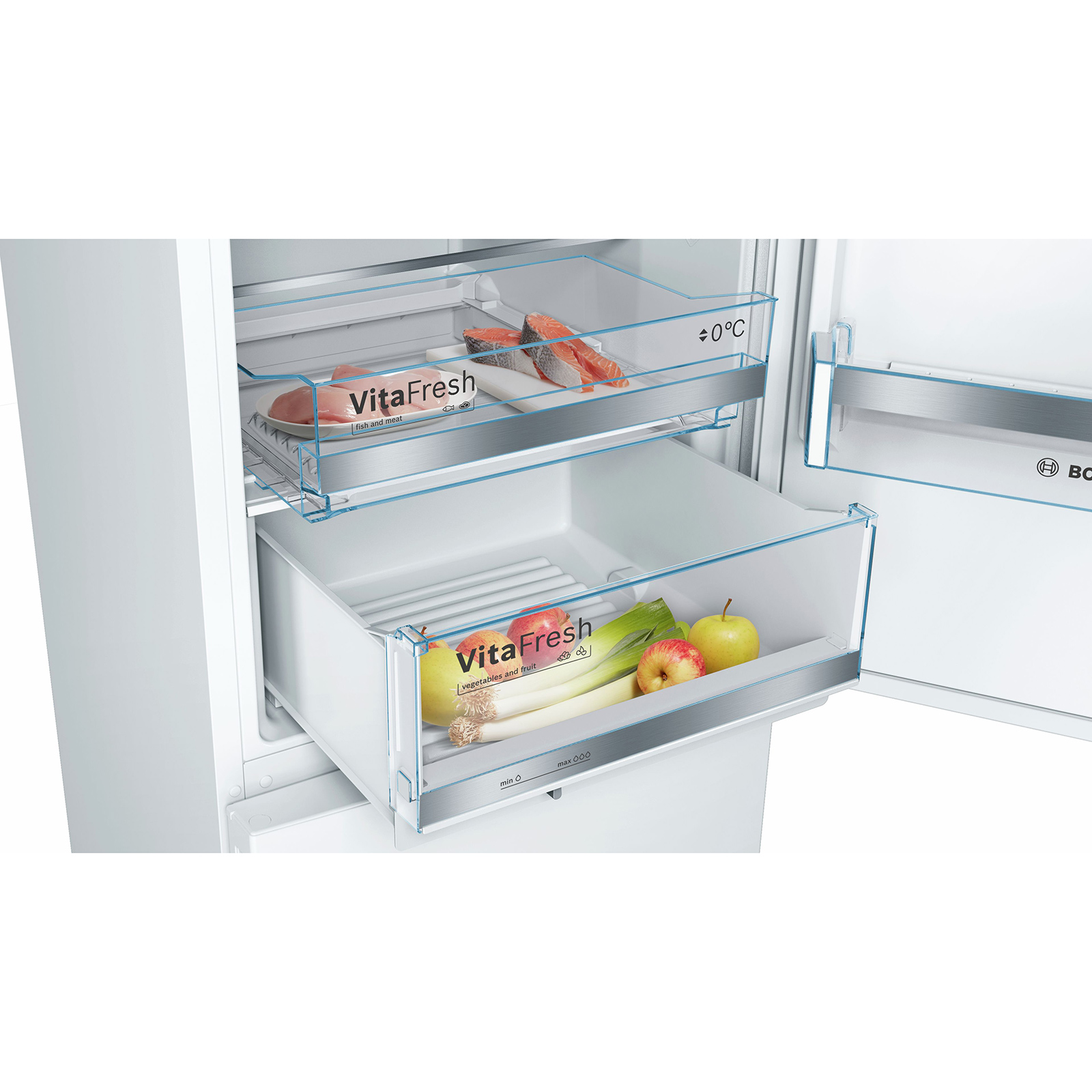 BOSCH Kühl-Gefrierkombination KGE36AWCA - weiß - C