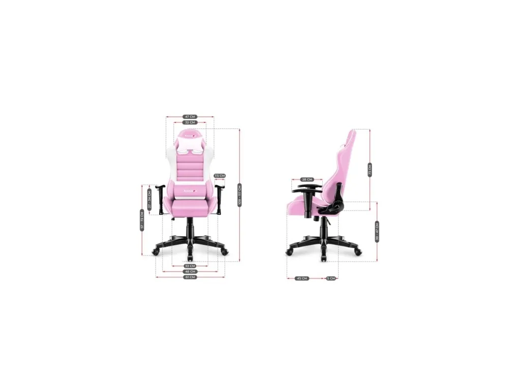 Huzaro Ranger 6.0, Universal gamingstol, 130 kg, Spand (vugge) sæde, Polstret ryglæn, 100 cm, 160 cm