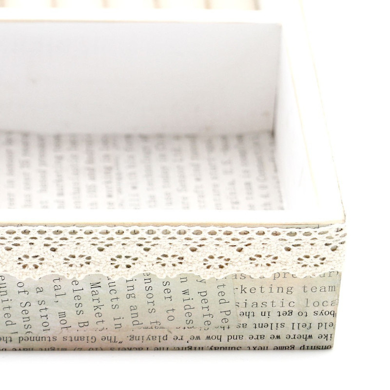 Boîte à bijoux coffret en bois bagues colliers bracelets Naturel