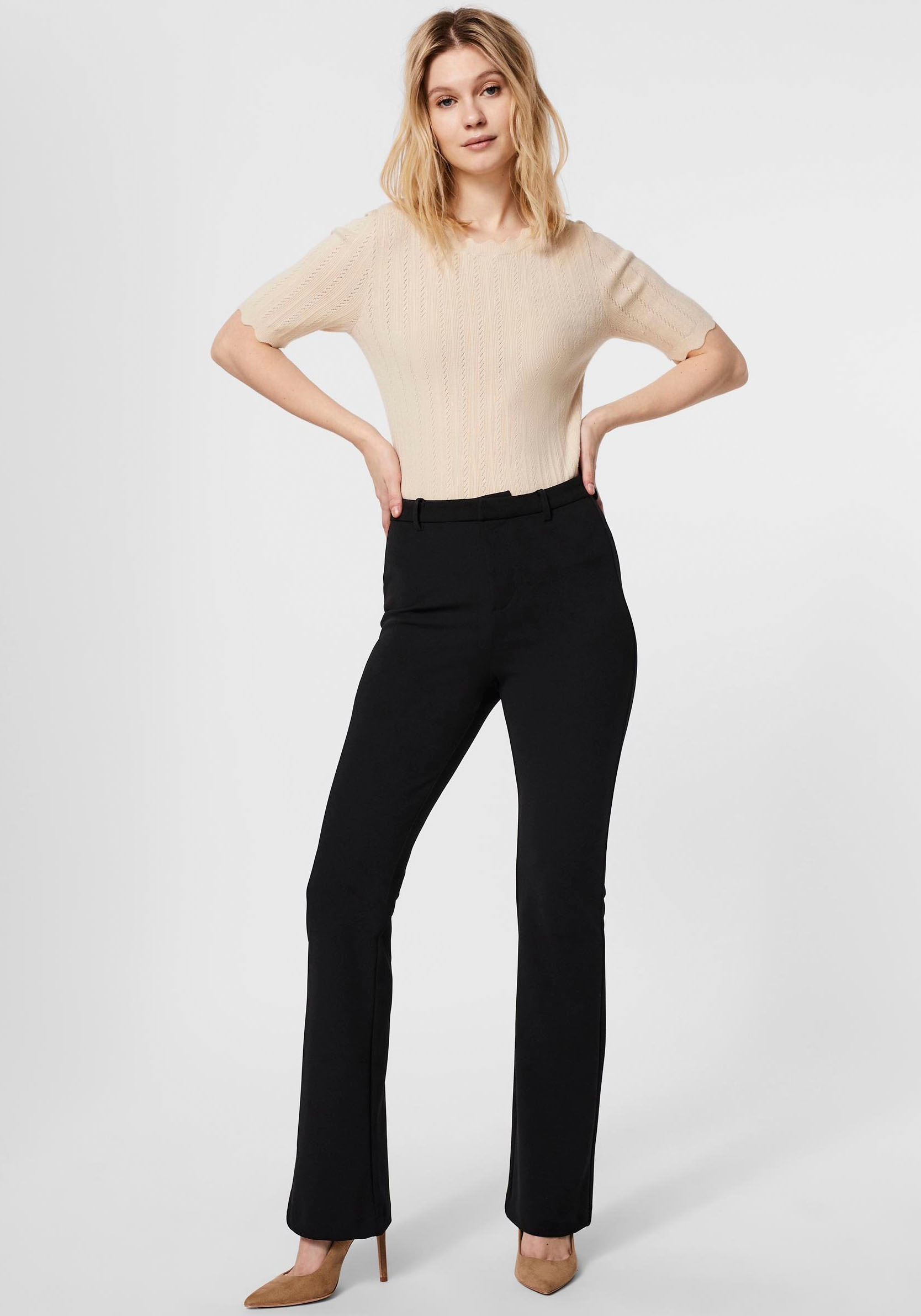 Vero Moda Anzughose »VMAMIRA MR FLARED PANT«