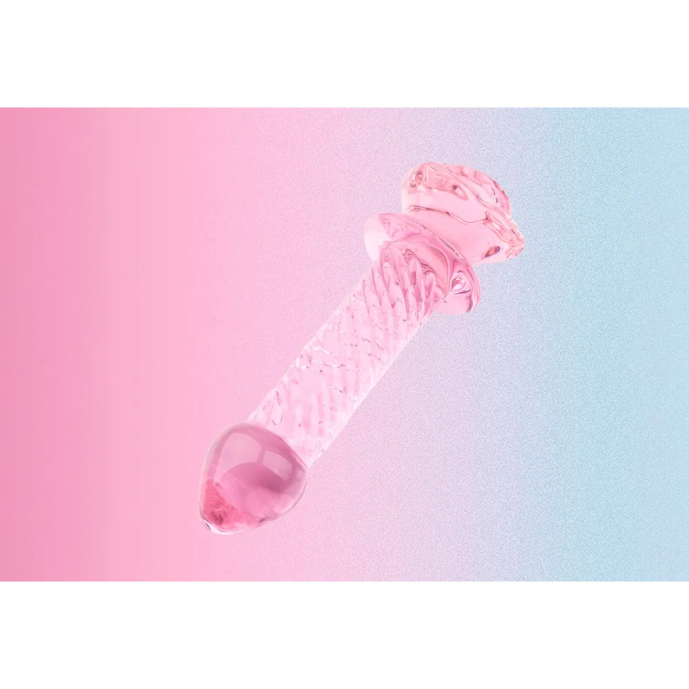 Intimia Crystal Rose Glass Wand - 1 stk.