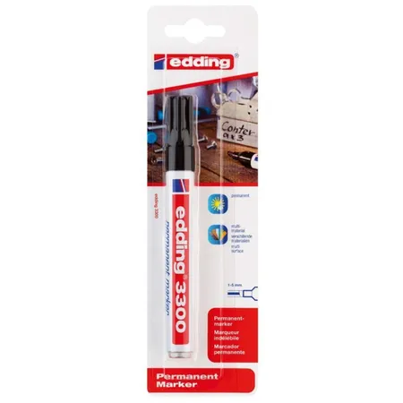 edding 3300 Permanentmarker, 1.5mm, schwarz
