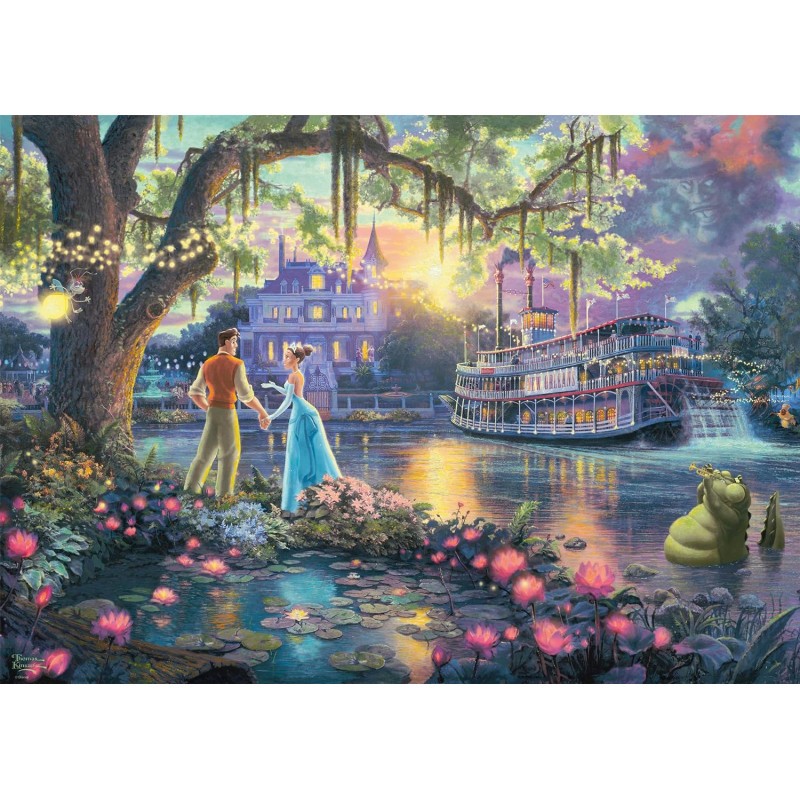 Puzzle 1000 pièces Disney : La Princesse et la Grenouille