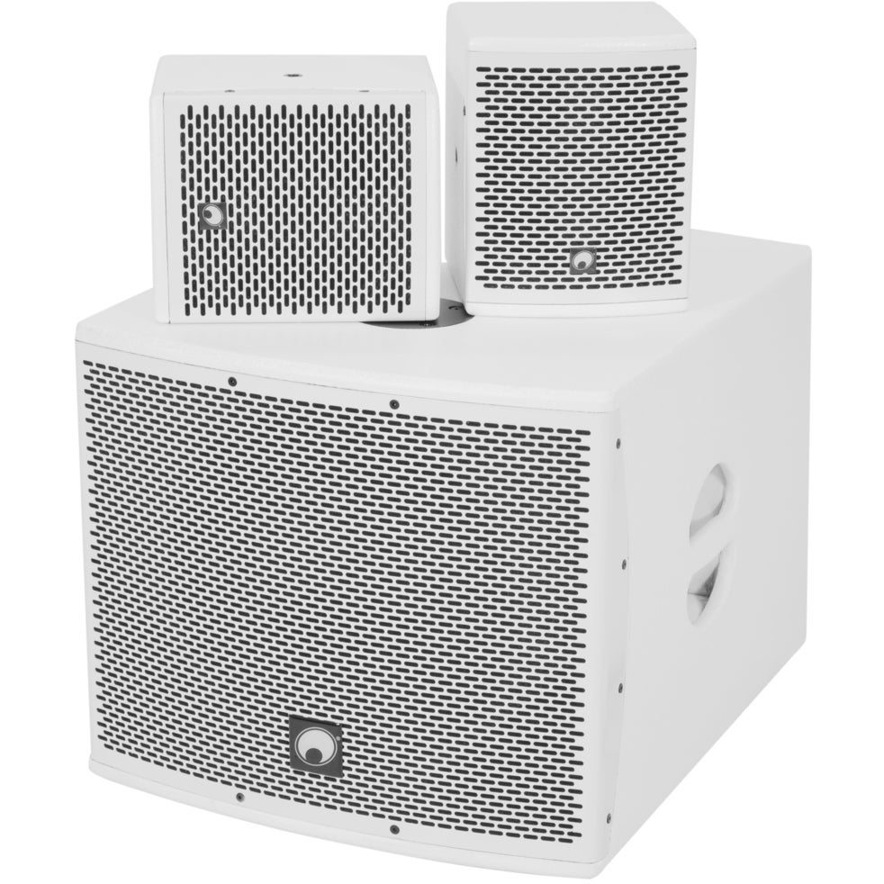 Omnitronic MOLLY-12A actieve subwoofer met DSP 700W (wit)