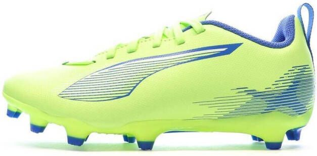 PUMA Ultra 5 Play Gras Kunstgras Voetbalschoenen (MG) Kids Groen Blauw Zwart Wit