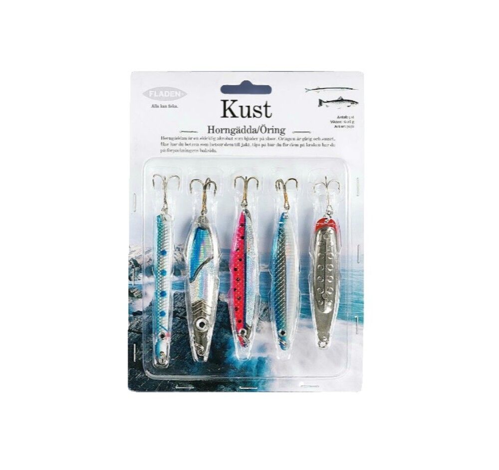 FISKESLUK FLADEN KYSTFISKE 16-28G 5-PK