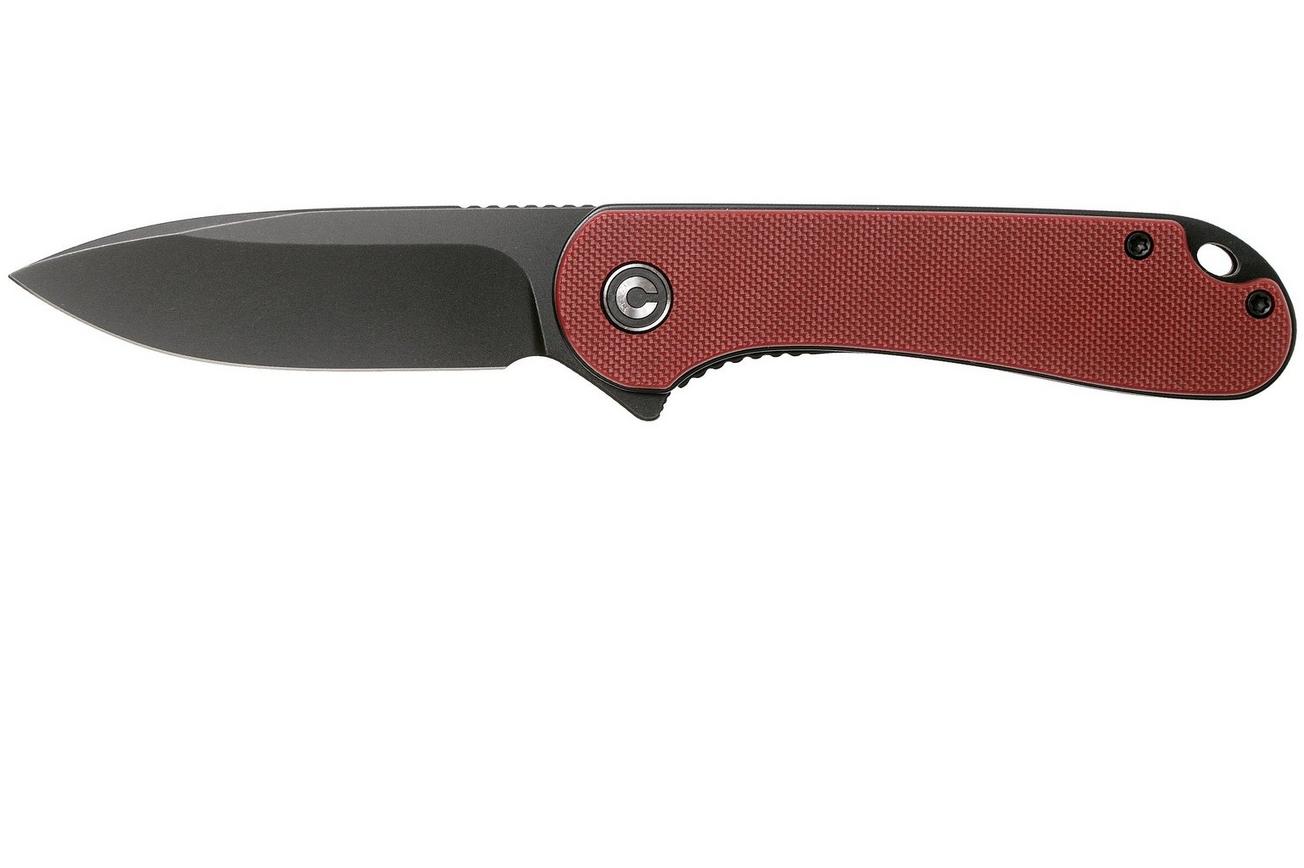 Civivi Elementum C907A-1 Black, Burgundy G10 zakmes