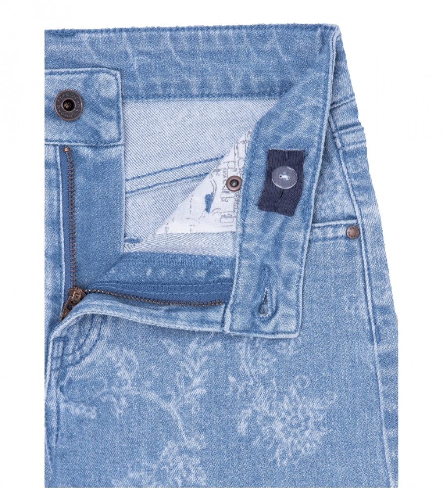Shorts florais azuis Patty da Pepe Jeans