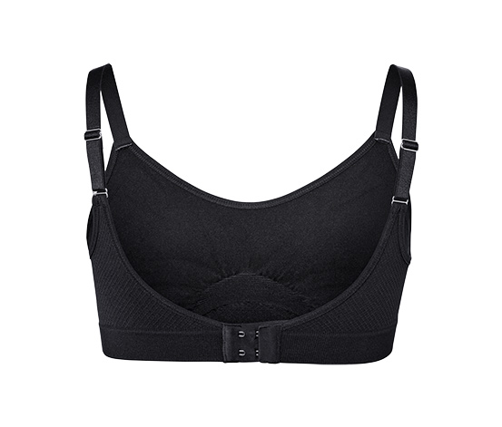 Seamless-Sport-BH, schwarz
