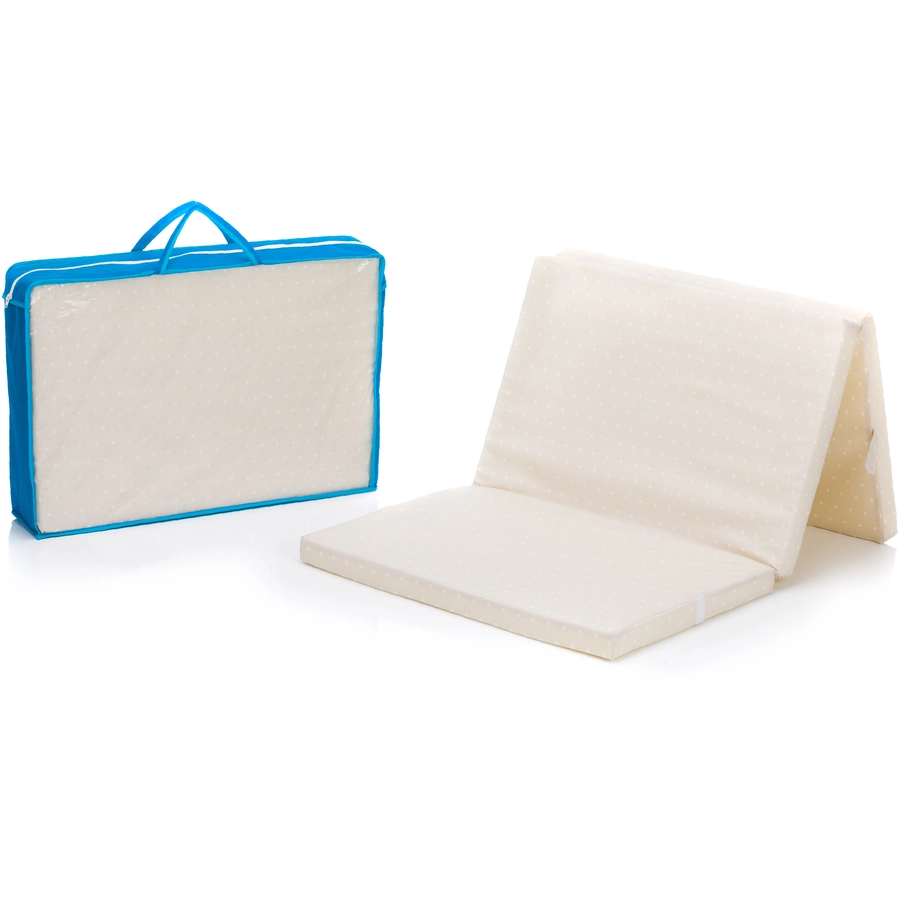 fillikid Reisebettmatratze beigePunkte 60 x 120 cm