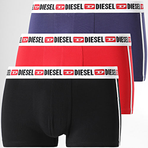 Lot De 3 Boxers Shawn 00SAB2-0AMAL Noir Rouge Bleu Marine
