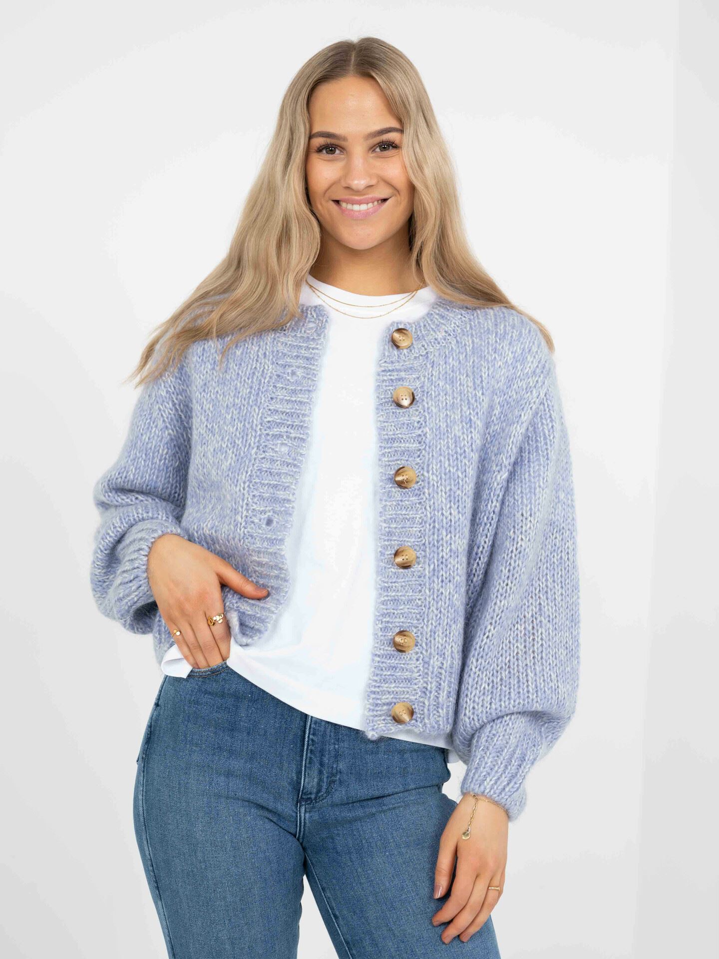 Suanne New Long Sleeve Knit Short Cardigan