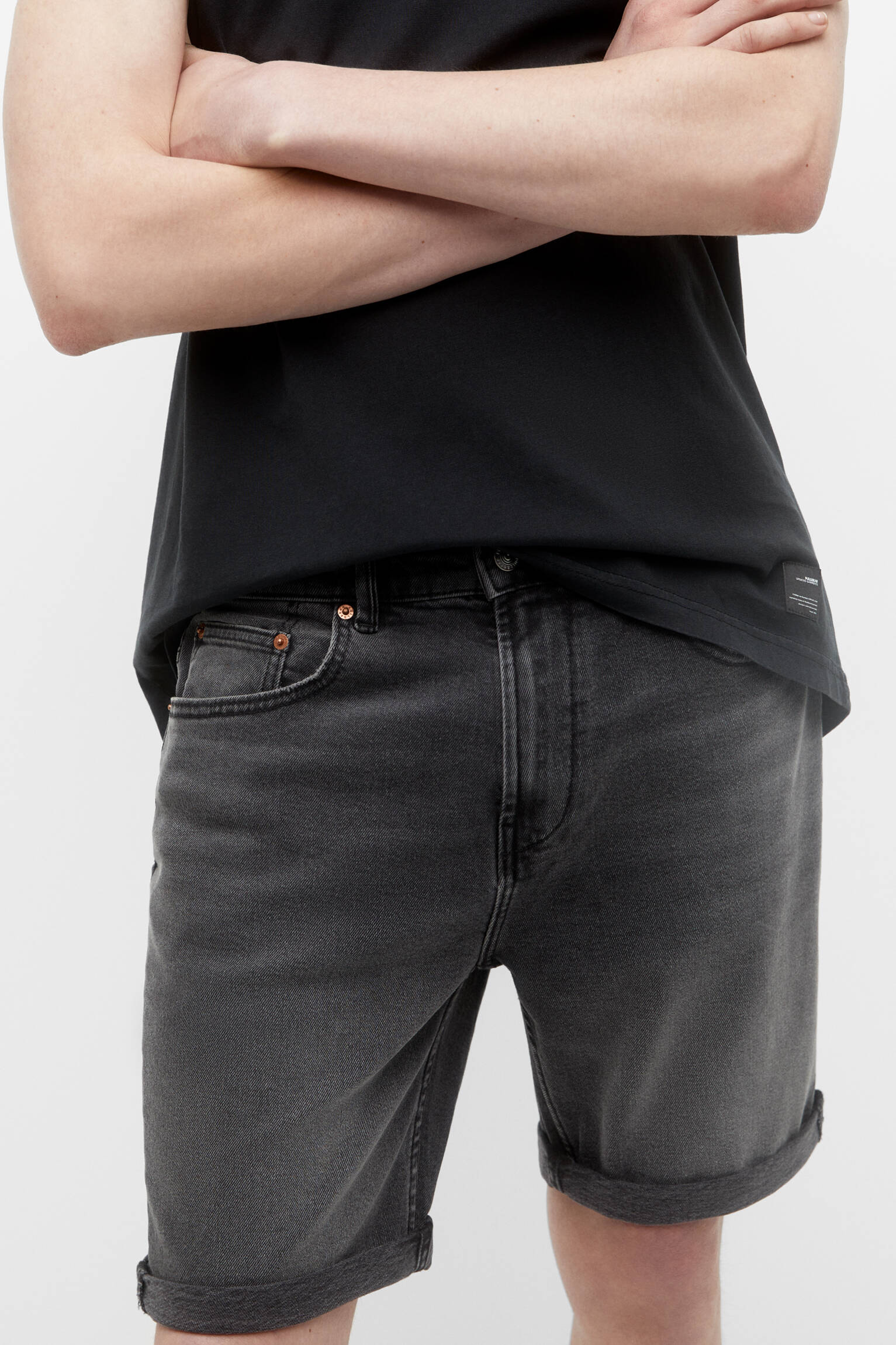 BERMUDA SLIM DENIM - NEG-DELAV