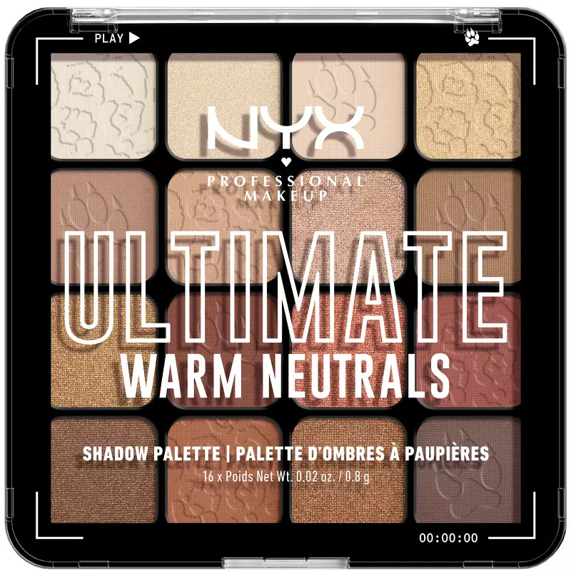 NYX Prof. Makeup Ultimate Shadow Palette 16 x 0,2 gr. - 05W Warm Neutrals