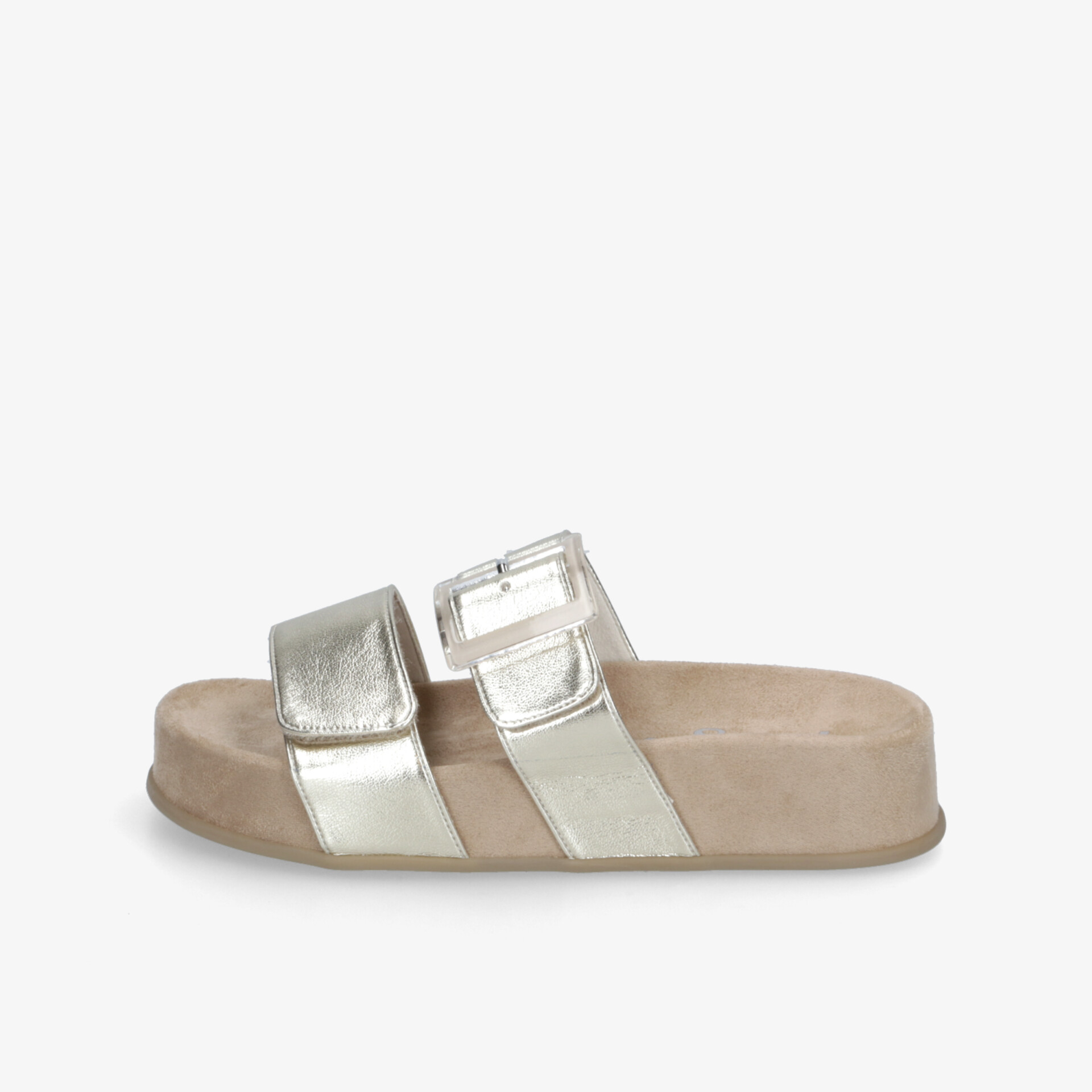 paul green Damen Pantoletten gold
